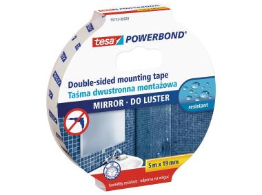 Zdjęcie: Taśma montażowa Powerbond do luster, 5 m-19 mm TESA