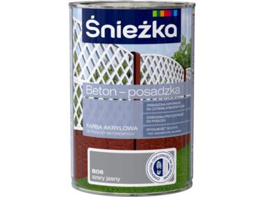 Zdjęcie: Farba Beton-Posadzka szary jasny 1 L ŚNIEŻKA