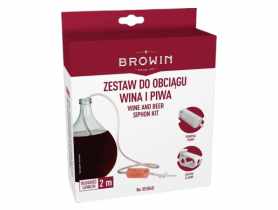 Wężyk do obciągu wina z pompką BROWIN