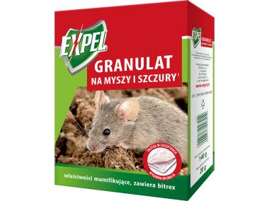 Zdjęcie: Granulat na myszy i szczury 140 g EXPEL