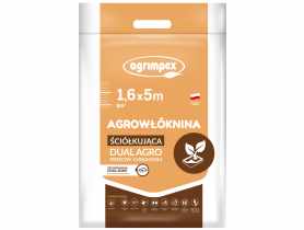 Agrowłóknina ściółkująca Dual-Agro 50 g brązowo-czarna 1,6 x 5 m AGRIMPEX