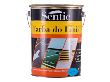 Zdjęcie: Farba do linii 5 L niebieska jasna SENTIC