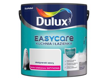 Zdjęcie: Farba lateksowa Easy Care Kuchnia&Łazienka designerski szary 2,5 L DULUX