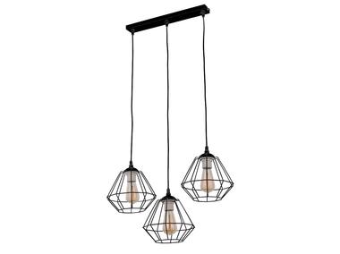 Zdjęcie: Lampa wisząca Diamond 3 x E27 czarna listwa 4302 TK LIGHTING