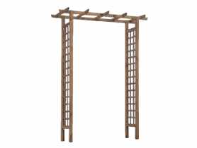 Pergola Frezja prosta 153x200x58 cm brąz SOBEX