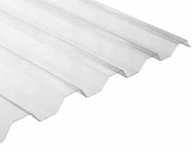 Płyta profilowna PVC trapez przezroczysta 250x90 cm typ 08 GUTTA