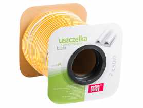 Uszczelka 2x75 m E biała 1-3,5 mm SCLEY