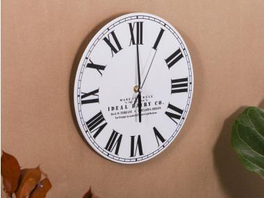 Zdjęcie: Zegar okrągły Cyfry Rzymskie 30 cm ALTOMDESIGN