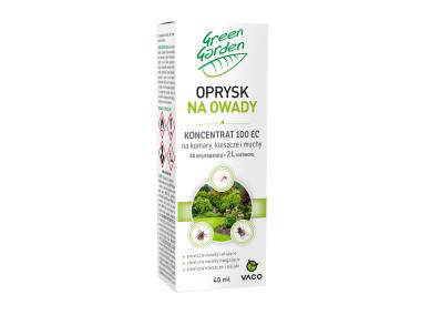 Zdjęcie: Koncentrat 100 EC do oprysku na komary, kleszcze i muchy 40 ml Green Garden VACO