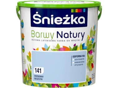 Zdjęcie: Farba Barwy Natury wiosenny deszczyk 141 2,5L ŚNIEŻKA