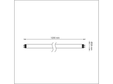 Zdjęcie: Żarówka LED T8 Tube CW 120 cm 1800 lm glass POLUX