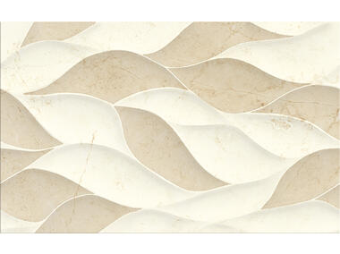 Zdjęcie: Płytka ścienna Pineville cream/beige glossy structure 25x40 cm CERSANIT