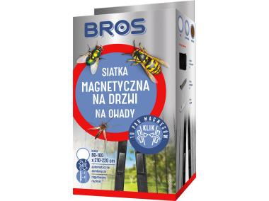 Zdjęcie: Siatka na drzwi magnetyczna 100x220 cm biała BROS