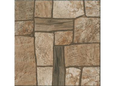 Zdjęcie: Gres szkliwiony g424 brown 42x42 cm CERSANIT