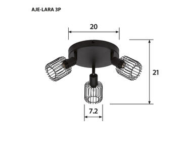 Zdjęcie: Listwa aje-lara 3p g9 3x40w ACTION