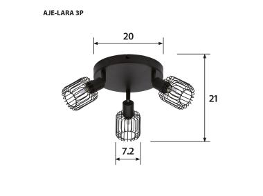 Zdjęcie: Listwa aje-lara 3p g9 3x40w ACTION