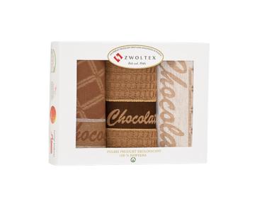 Zdjęcie: Komplet kuchenny Chocolate brązowy 3 szt. FLORINA