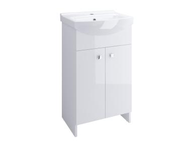 Zdjęcie: Zestaw łazienkowy szafka z umywalką Mito Basic 50 cm biała CERSANIT