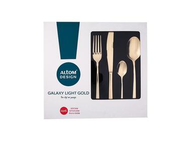 Zdjęcie: Komplet 24 sztućców Galaxy Light Gold pudełko flok ALTOMDESIGN