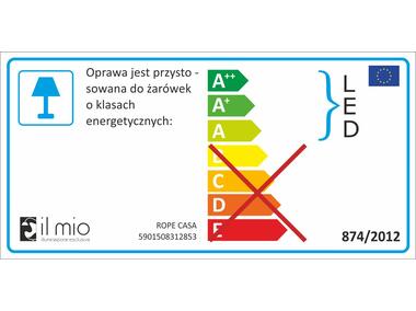 Zdjęcie: Lampa wisząca Rope Casa E27 IL MIO