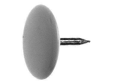 Zdjęcie: Pinezki kreślarskie białe 9 mm - 50 szt.  HSI