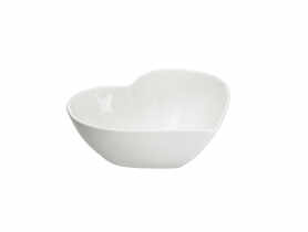 Miska Regular serce 13 cm - 300 ml porcelana kremowa ALTOMDESIGN