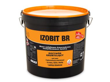 Zdjęcie: Roztwór do gruntowania Izobit Br 18 kg rozpuszczalnikowy IZOLEX