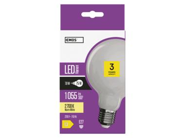 Zdjęcie: Żarówka LED Filament Globe, E27, 7,8 W (75 W), 1055 lm, ciepła biel EMOS