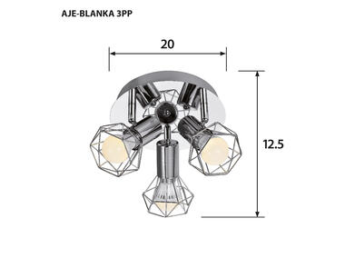 Zdjęcie: Plafon Aje-Blanka 3PP E14 3 x 40W ACTIVEJET