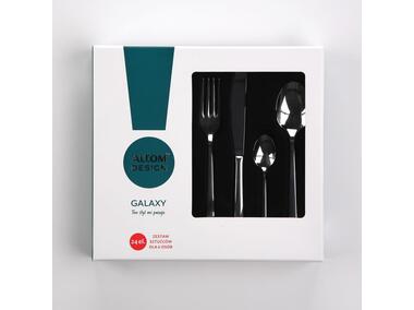 Zdjęcie: Galaxy Komplet 24 Sztućców pudełko flok ALTOMDESIGN