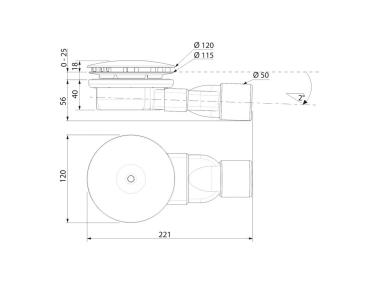 Zdjęcie: Odpływ brodzikowy Slim 90 mm TYCNER