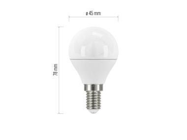 Zdjęcie: Żarówka LED True Light Mini Globe, E14, 4,2 W (40 W), 470 lm, ciepła biel EMOS