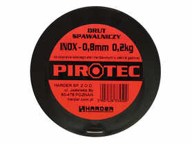 Drut spawalniczy Inox 0,8 mm - 0,2 kg PIROTEC