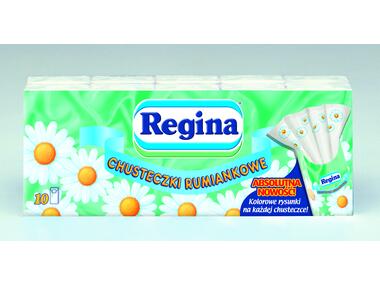 Zdjęcie: Chusteczki higieniczne Rumiankowe 10x9 szt. REGINA