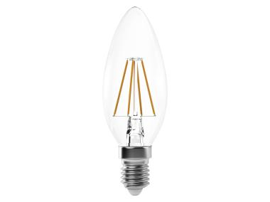 Zdjęcie: Żarówka LED Filament świeczka, E14, 4 W (40 W), 465 lm, neutralna biel EMOS