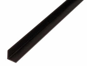 Profil kątowy PVC czarny 2600x15x15x1,2 mm ALBERTS