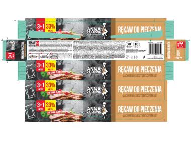 Zdjęcie: Rękaw do pieczenia 3 m + 1 m gratis box ANNA ZARADNA