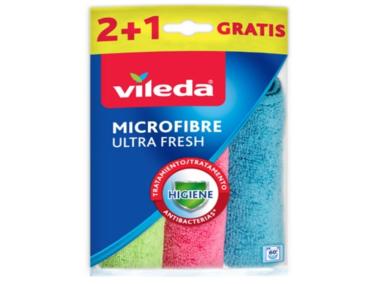 Zdjęcie: Ściereczka Mikrofibra Ultra Fresh 2+1 VILEDA