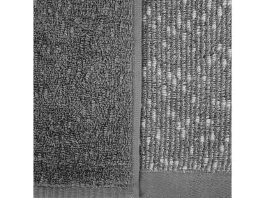 Zdjęcie: Komplet 2 szt. ręczników Tamina 50x90, 70x140 cm srebrno-stalowe EUROFIRANY