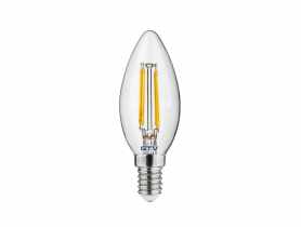 Żarówka LED, Filament, C35, 4000K, E14, 4,0W, 420lm, 44mA GTV