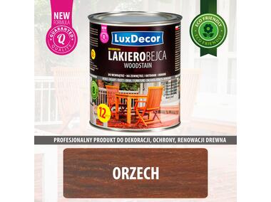 Zdjęcie: Lakierobejca do drewna 0,2 L orzech LUXDECOR