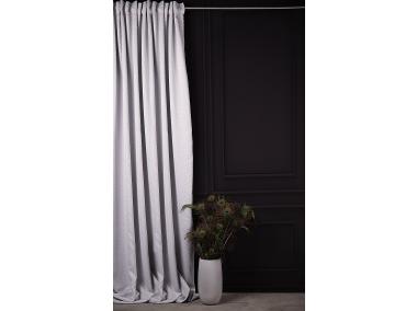 Zdjęcie: Zasłona blackout z nadrukiem-romby classic chic biało-złoty 140x270 cm CHIC HOME