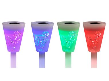 Zdjęcie: Lampka solarna Piano RGB biała POLUX