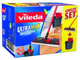 Zestaw mop Ultramax wiadro + mop + wyciskacz VILEDA