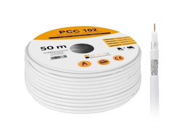 Zdjęcie: Kabel koncentryczny RG6U 50 m PCC102-50 LIBOX