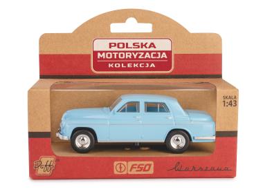 Zdjęcie: Model metalowy Prl Warszawa 223 Fh02A-09-01 niebieski DAFFI