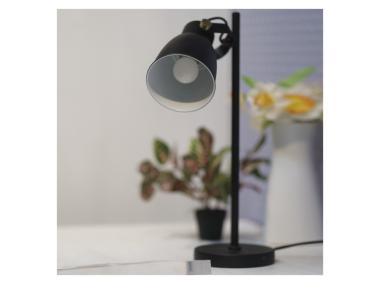 Zdjęcie: Lampa biurkowa E27 Julian 46 cm czarna EMOS