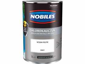 Farba do betonu i metalu Chlorokauczuk 1 L biały NOBILES
