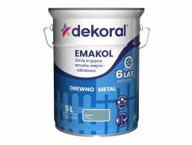 Emalia ftalowa Emakol Strong popielaty 5 L DEKORAL