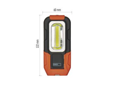 Zdjęcie: Latarka LED Cob 3W, 180 lm, 3xAAA  EMOS